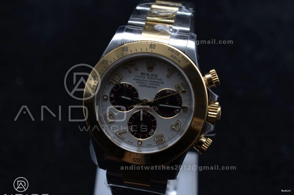 YG Arabic Daytona Markers Clean Bracelet 116503 V2 White SS 1:1 Best Dial on Edition SA4130 0227